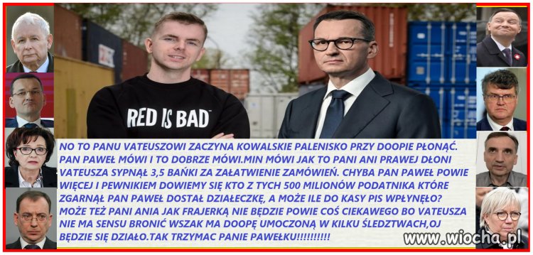 Zaczyna być wesoło,Vateusza już