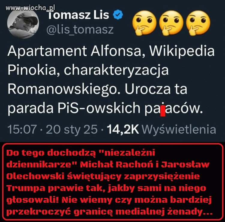 Pisowskie błazny