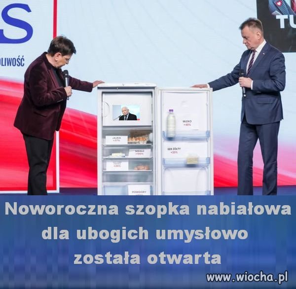 Noworoczna szopka nabiałowa