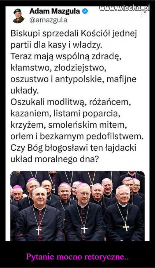 Oni poprostu przekształcili parafie w jednostki terenowe PiS