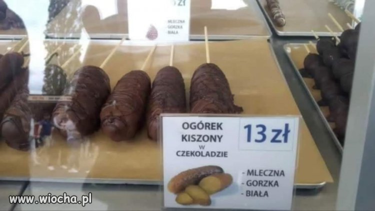 Zakisić ogóra...w czekoladzie
