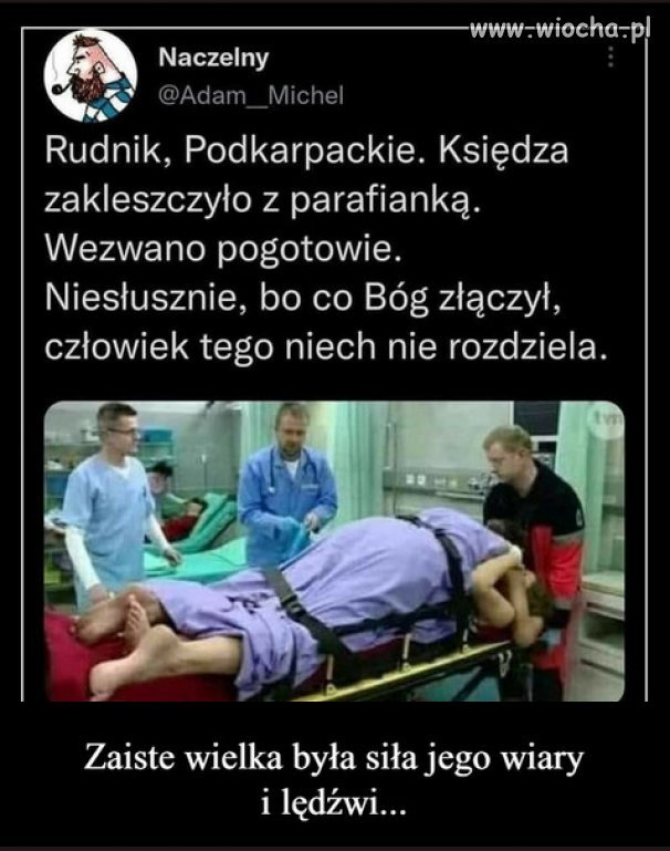 Na tym Podkarpaciu, to maja silna wiare...