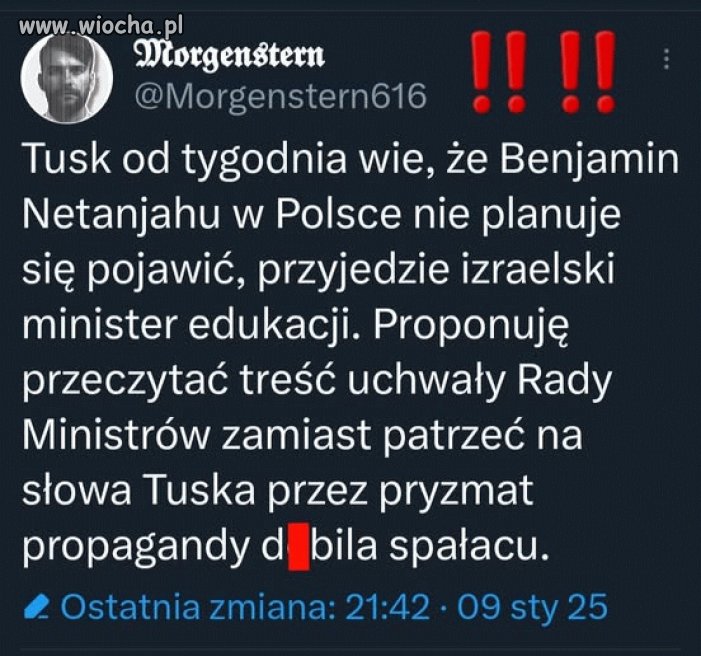 Głupi pisowcy nie zrozumieli