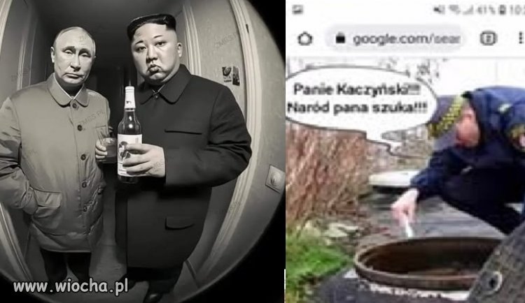 Patrzysz przez wizjer, a tam dwóch takich