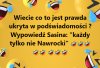 Sasin choć raz, przez przypadek powiedział prawdę!