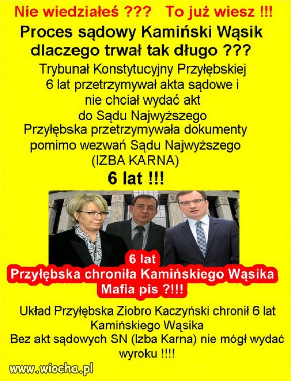 Tak działała MAFIA pisowska! Zero Ziobro teraz straszy bronią !