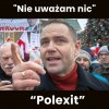 Na sztandarach ma już hasła: