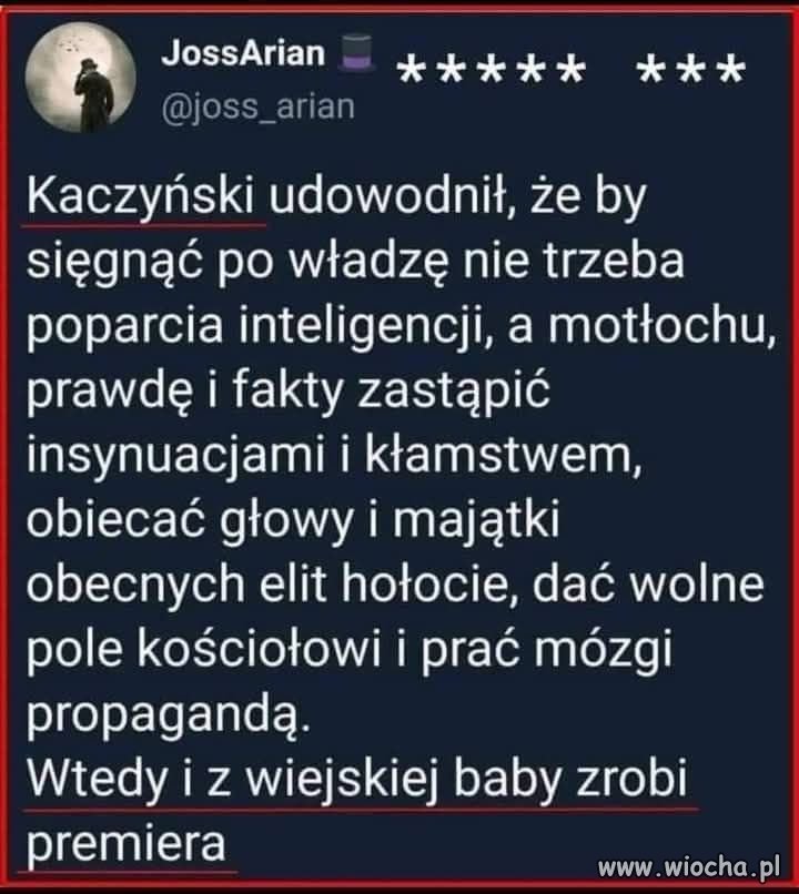 Raz mu się udało. I już nigdy więcej !