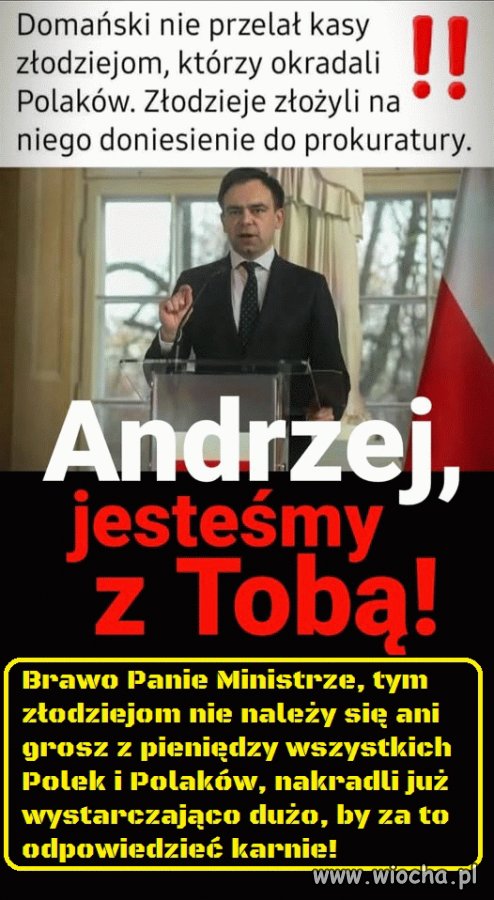 Brawo panie Domański