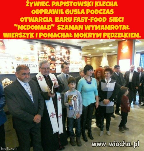 W McDonald spotkajmy się... z Jezusem