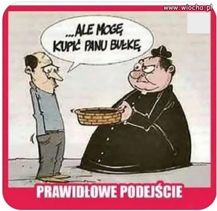 Jak elegancko odmówić księdzu kasy ?
