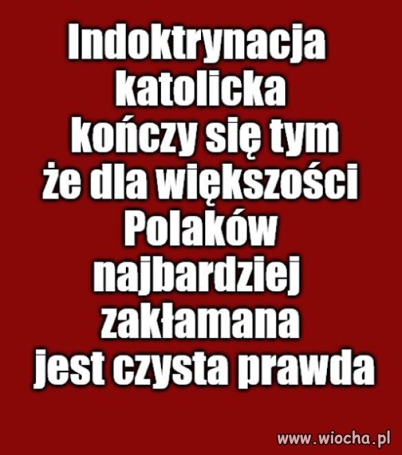 Kaprawym okiem ateisty patrząc ...