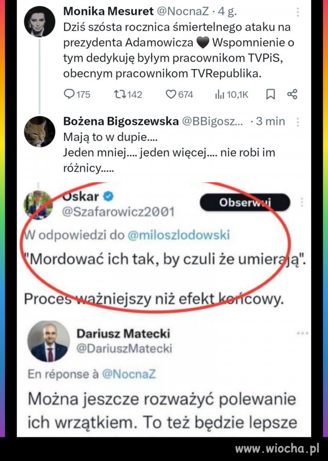 Ależ miłosierni są ci polscy katolicy !