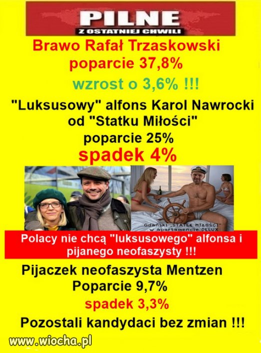 Poparcie z ambony sutenera, przynosi odwrotny rezultat!