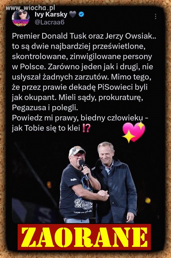 I co wy na to pisowskie pajace?