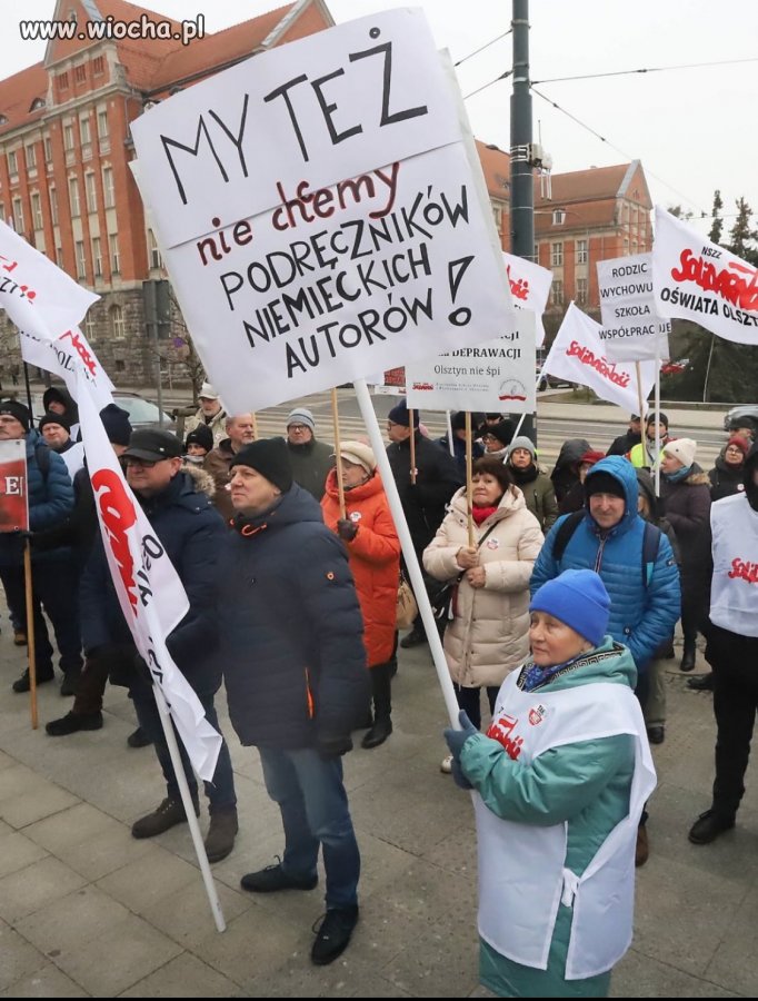 Protest uczniów