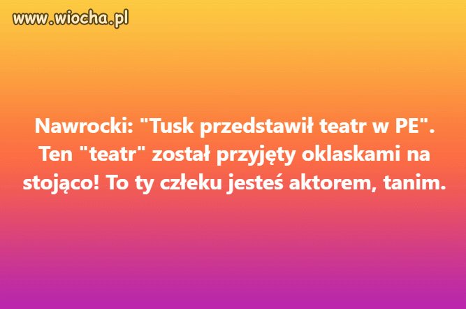 Alfons to jednak idiota jest