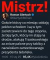 Roman jak zawsze celnie