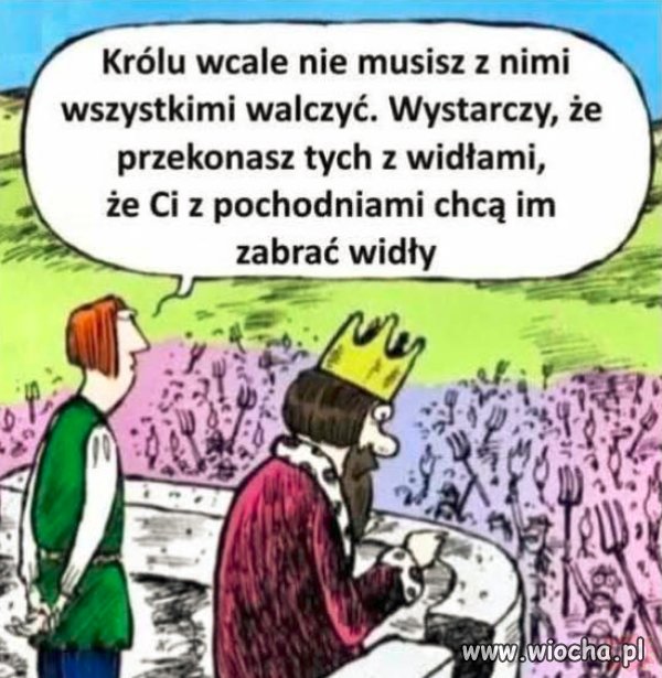 Król Jarosław Bezzębny z Żoliborza.