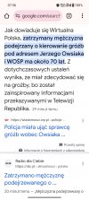 Czyżby organy śledcze zaczęły pracować..
