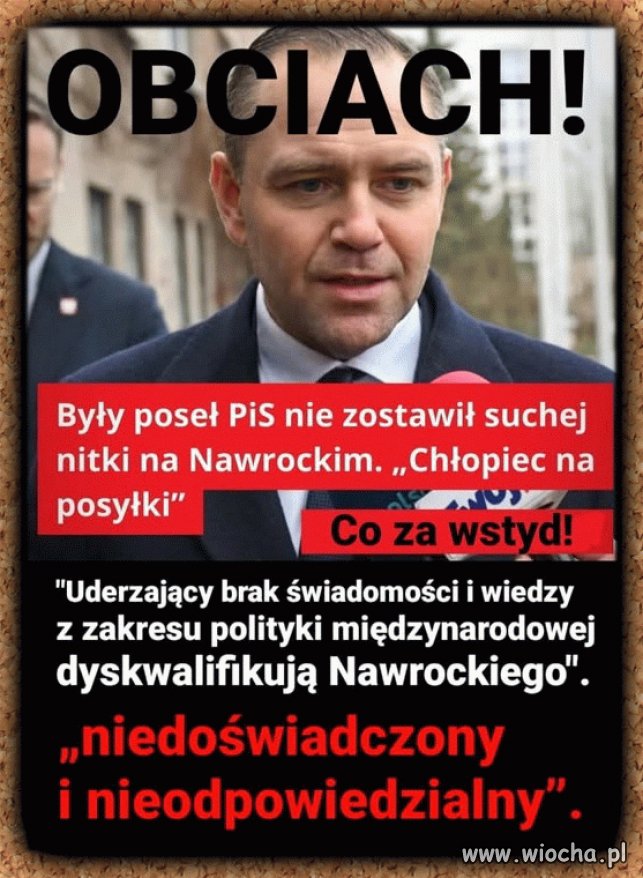 Tego buca to nawet pisowcy krytykują