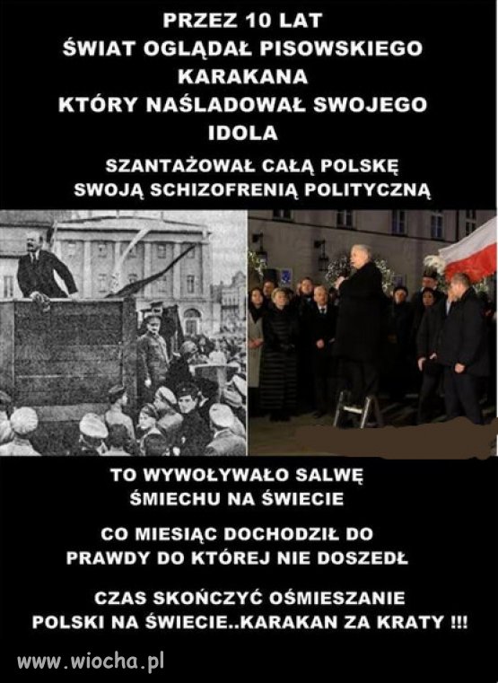 Nagminne kłamstwo na każdym kroku, polityka Kaczyńskiego!
