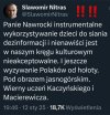 Nawrocki to podłe bydlę