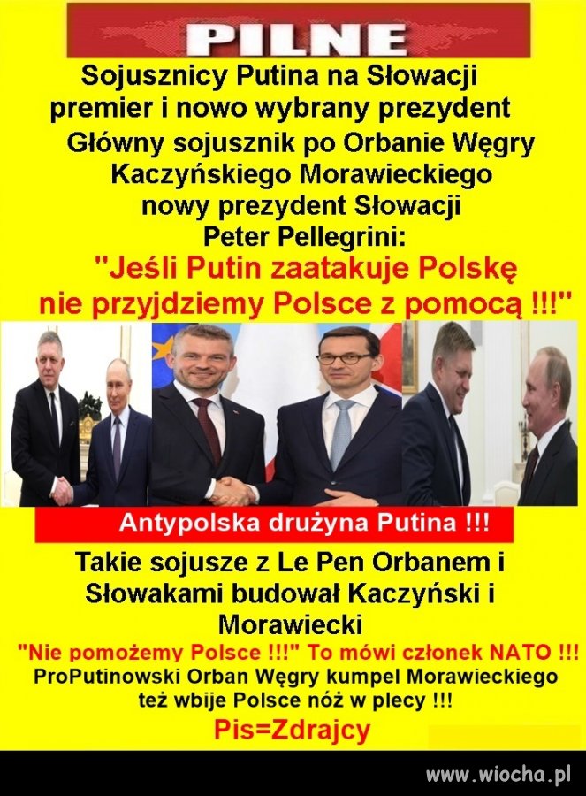 Wywalić tych proputinowców z EU, NATO Schengen !