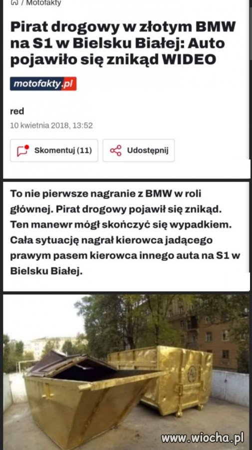 Dwa złote BMW