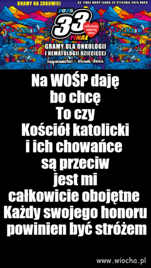 Brudas mydła się boi, na tym KK stoi