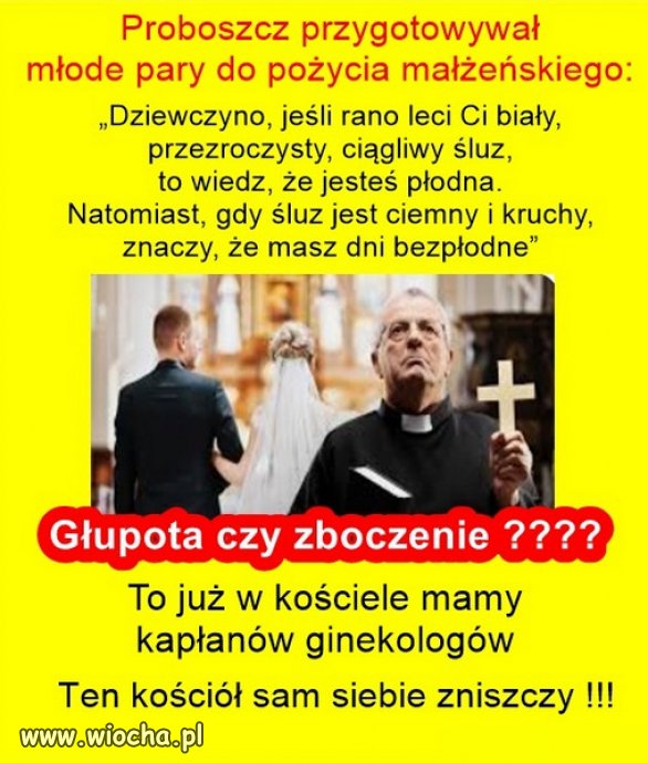 Ciemnota nauk kościoła, dla ciemnych owiec i baranów...