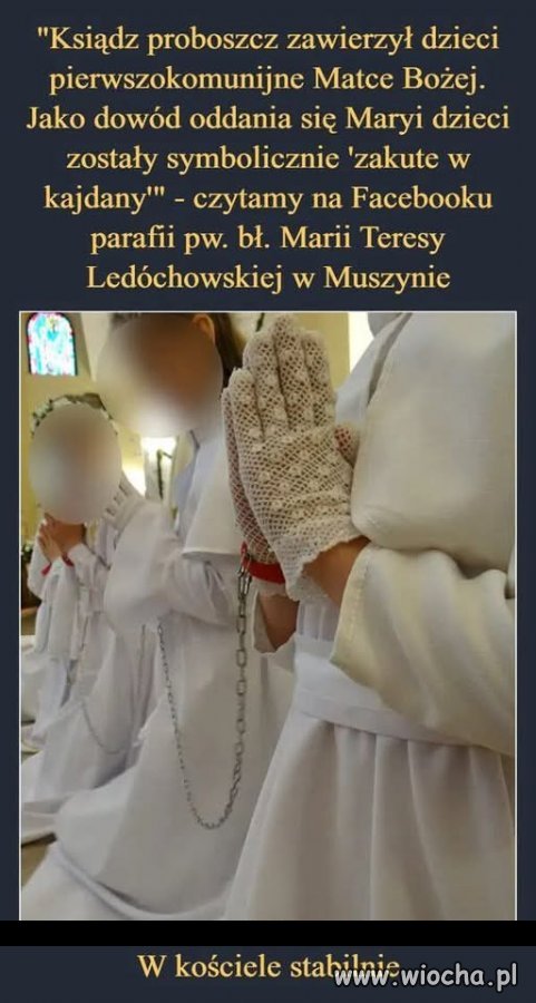 Zakute w kajdany przez zakuty łeb