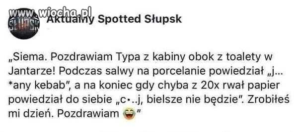 Hajzer tam był.