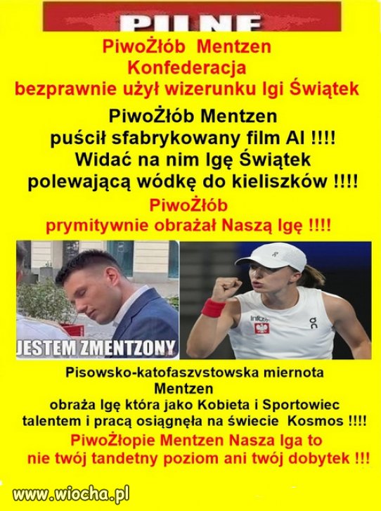 Pozwać gnoja śmierdzącego do Sądu.