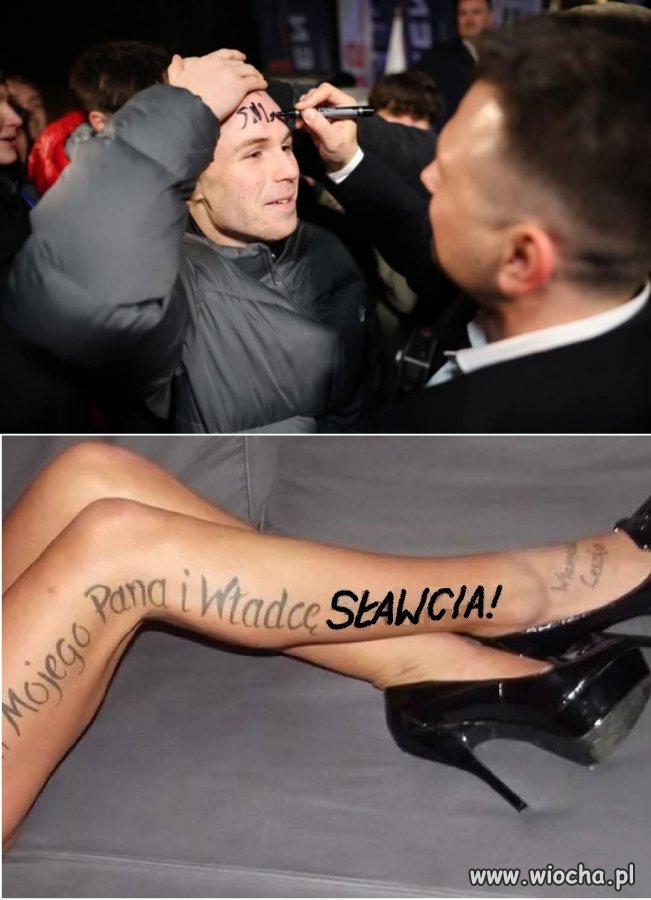 Kolejny alfons?...podpisuje swoje dziwki...