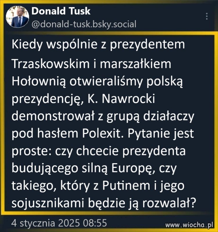 Wybór jest jeden; albo UE, albo Rosja.   