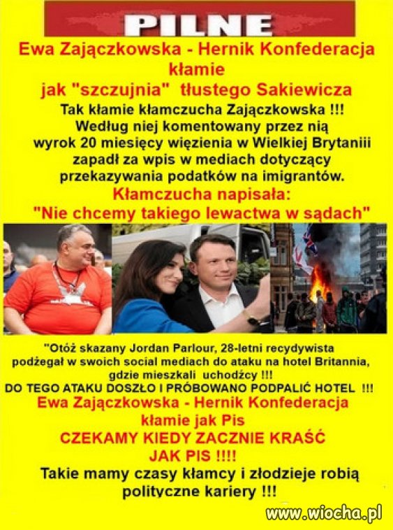 Konfederacja kłamie jak Pis... prawica Putina!
