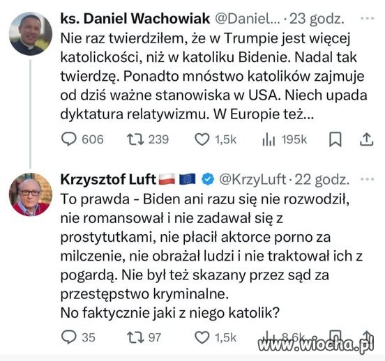 Dobry katolik, to teraz jest...