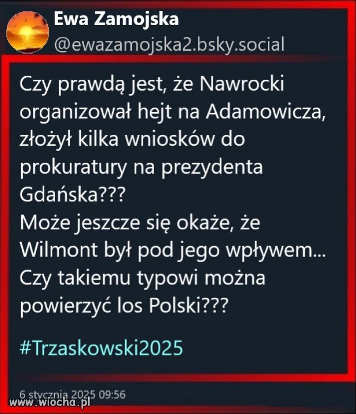 Nie byłoby w tym nic zaskakującego