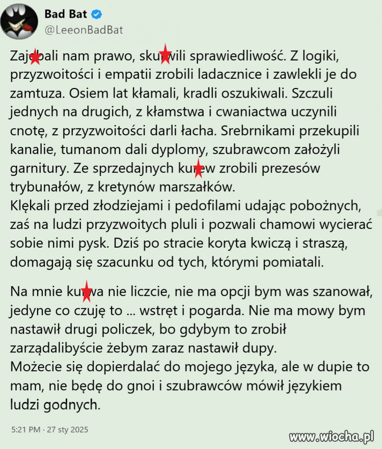 ‘’aby język giętki powiedział wszystko, co pomyśli głowa’’ [@drakkar2850] 