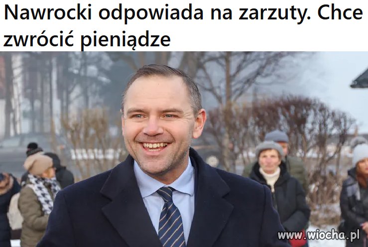 Chce oddać bo to szkodzi kampani