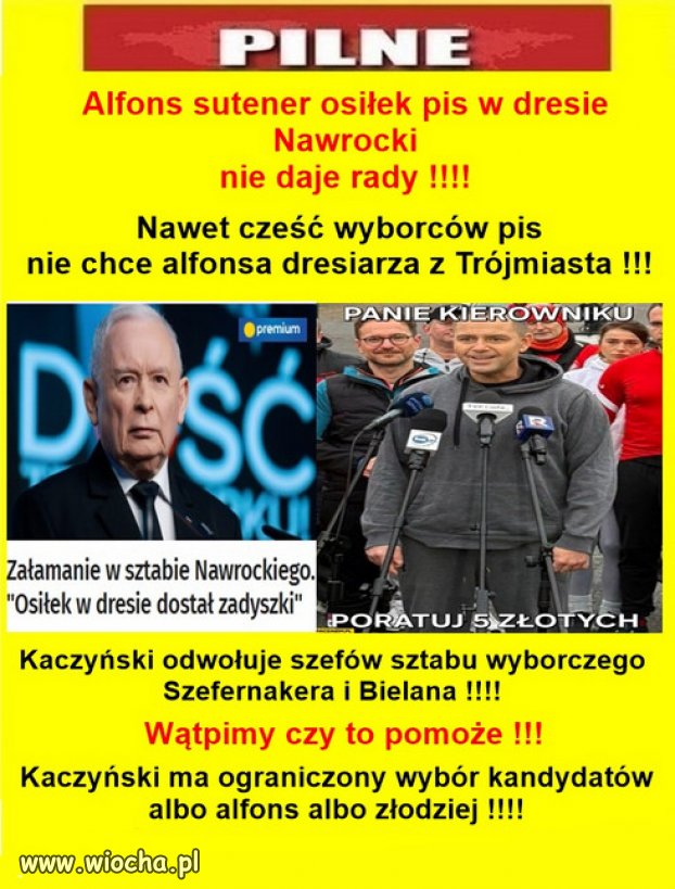 PiS tonie jak Titanic... Brawo!