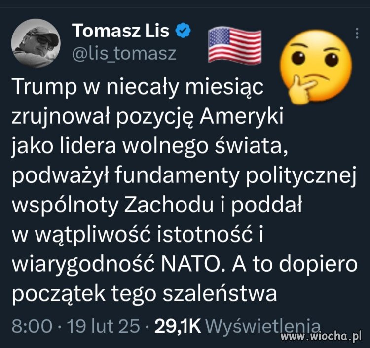 Dobrze mu idzie. Ciekaw jestem jak on skończy