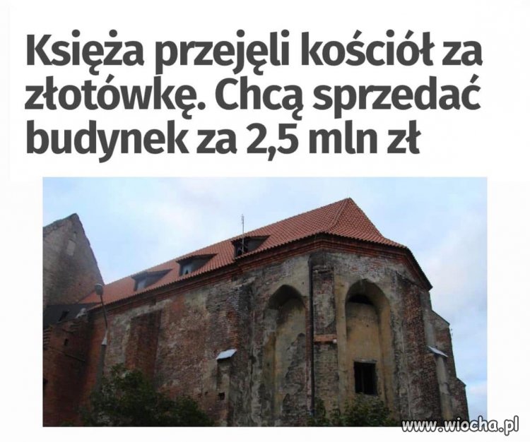 Miasto oddało księżom nieruchomoś