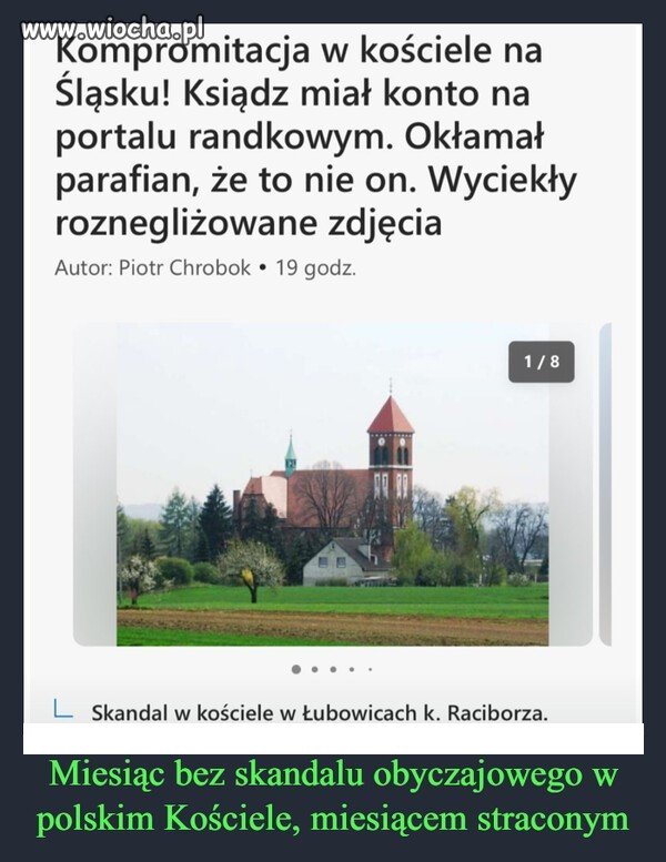 Skandal w kościele 