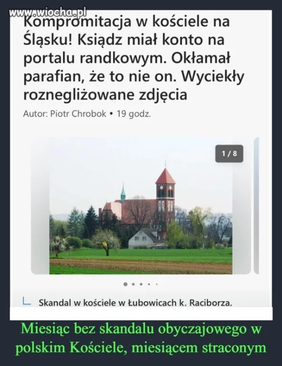 Skandal w kościele 
