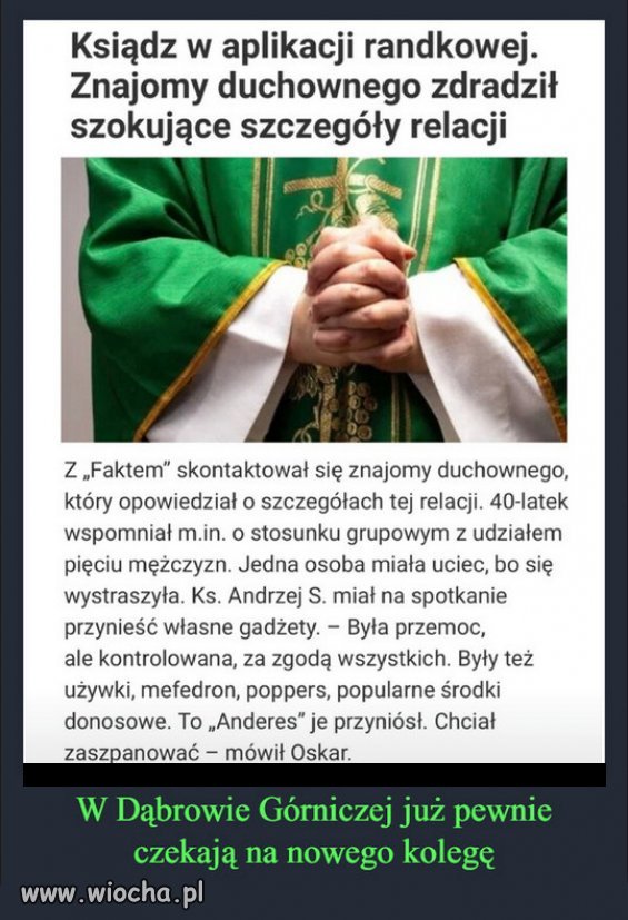 Wesoło mają w "celibacie" sekty kościoła...