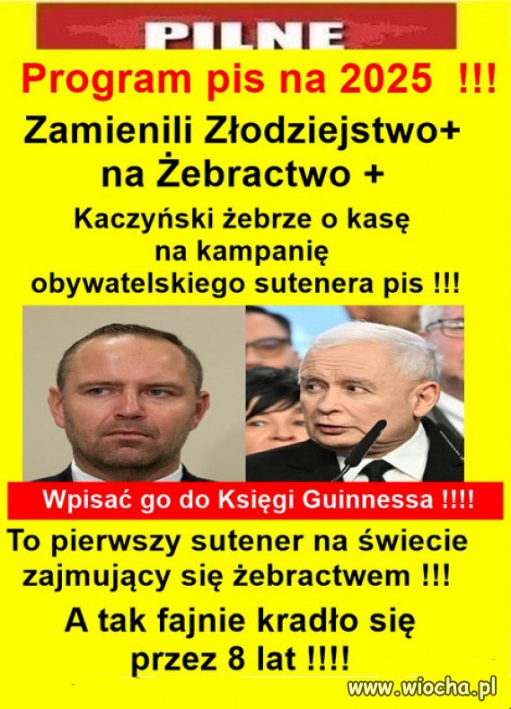Po oderwaniu od koryta, nie ma za co kupować poparcia! 