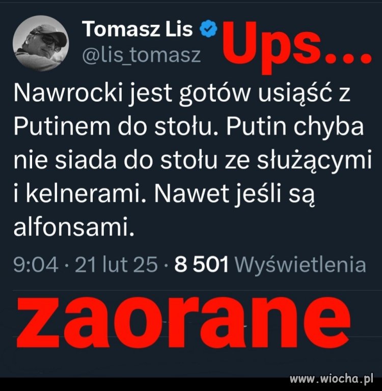 Na co ten alfons obywatelski liczy ?