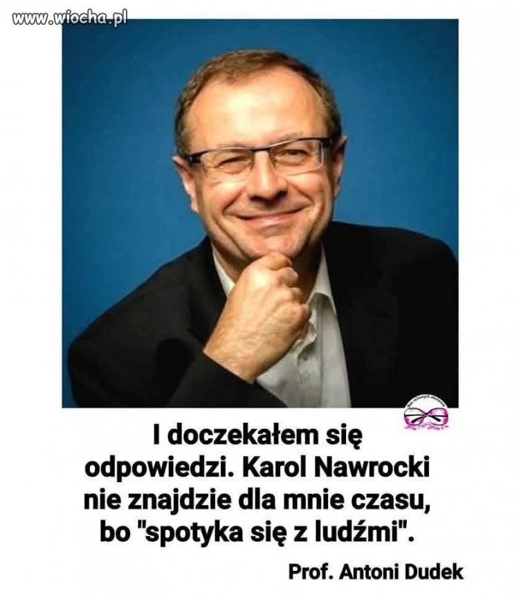 Szacunek dla Pana. 